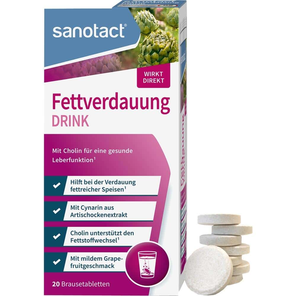 sanotact Fettverdauung DRINK 20 St Brausetabletten