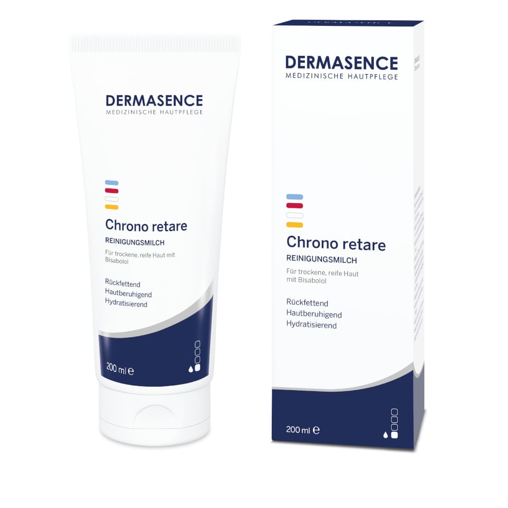 DERMASENCE Chrono retare REINIGUNGSMILCH 200 ml Körperpflege