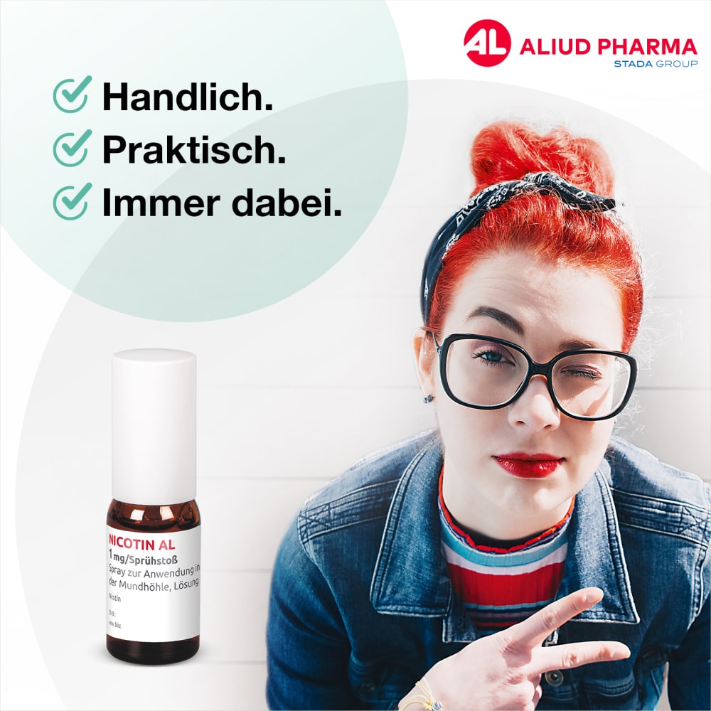 Nicotin AL 1 mg / Sprühstoß zur Rauchentwöhnung 1 St Spray
