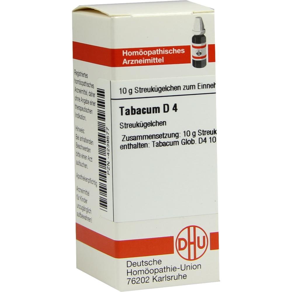 TABACUM D 4 Globuli 10 g Globuli