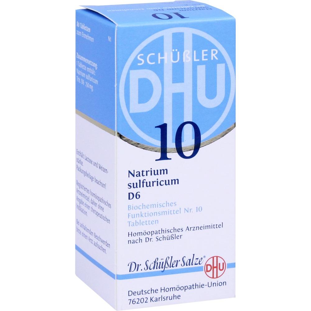 DHU Schüßler-Salz Nr. 10 Natrium sulfuricum D6 80 St Tabletten