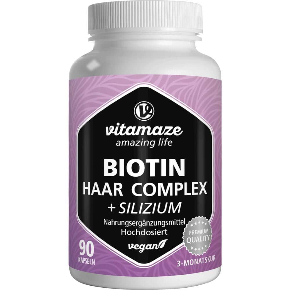 vitamaze BIOTIN HAAR COMPLEX + SILIZIUM 90 St Kapseln