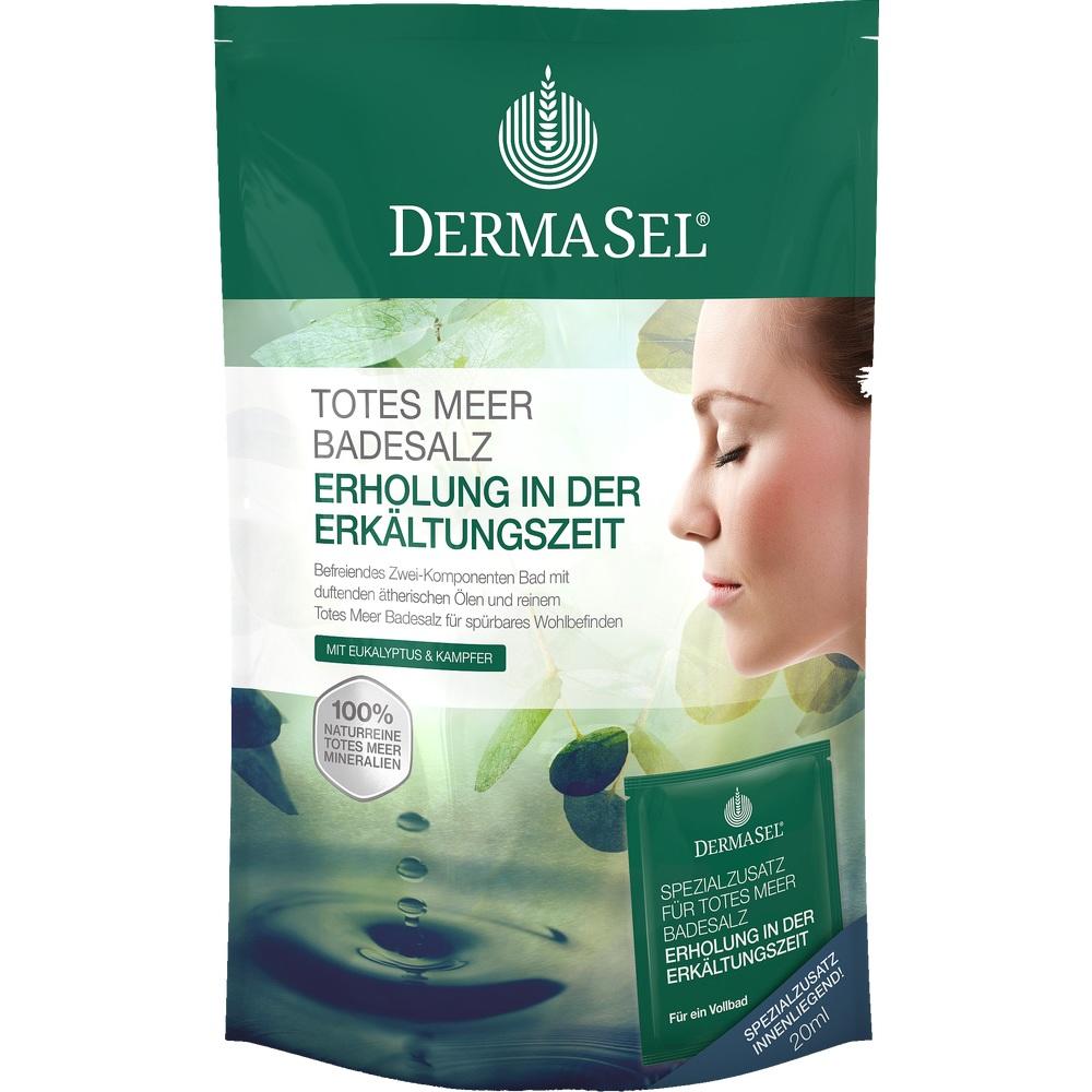 DERMASEL SPA Totes Meer Badesalz+Erkältungszeit  1 Packung Kombipackung