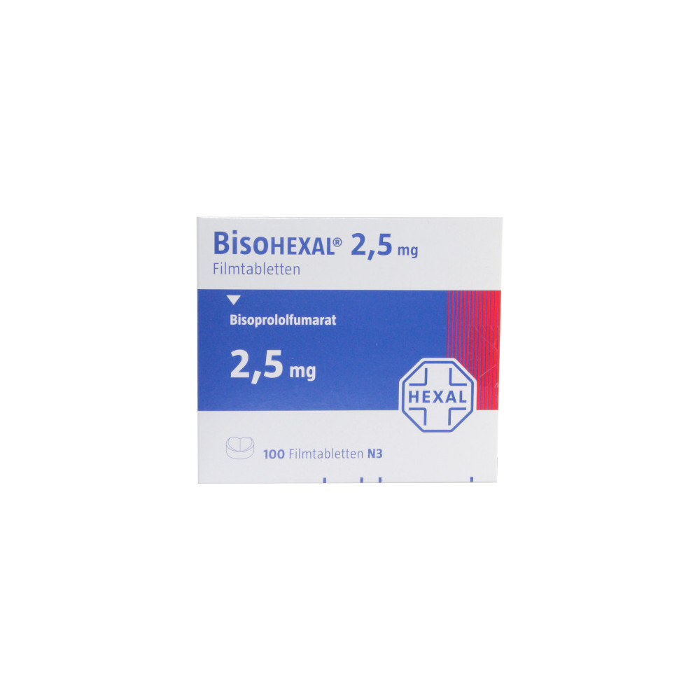 BisoHEXAL 2,5mg 100 St Filmtabletten