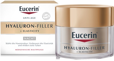 Eucerin HYALURON FILLER + ELASTICITY Nachtpflege  50 ml Creme
