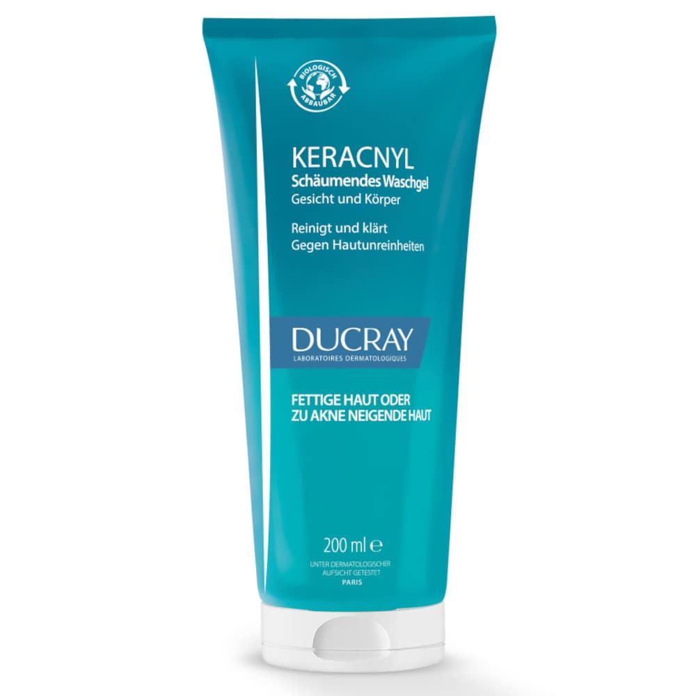 DUCRAY KERACNYL Schäumendes Waschgel 200 ml Gel