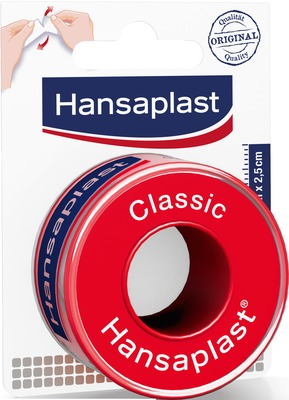 Hansaplast Classic 5m x 2,5cm 1 St Pflaster