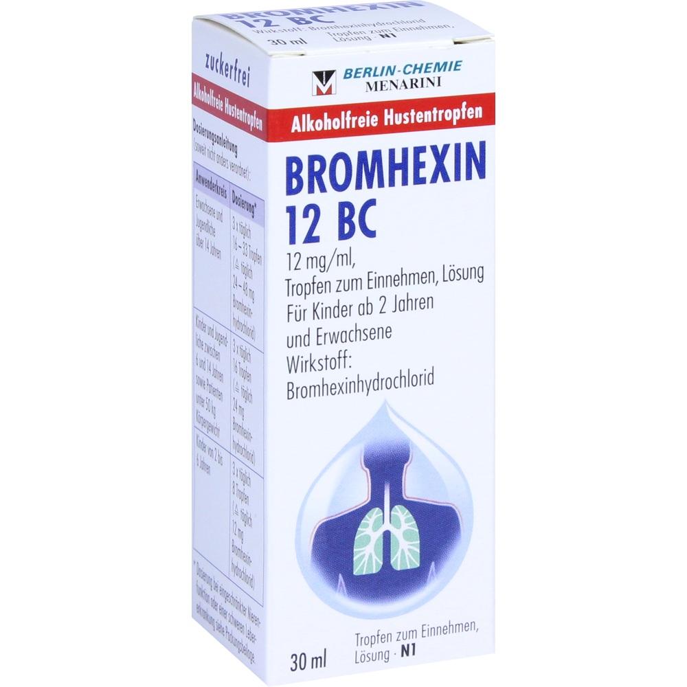 BROMHEXIN 12 BC 30 ml Tropfen zum Einnehmen