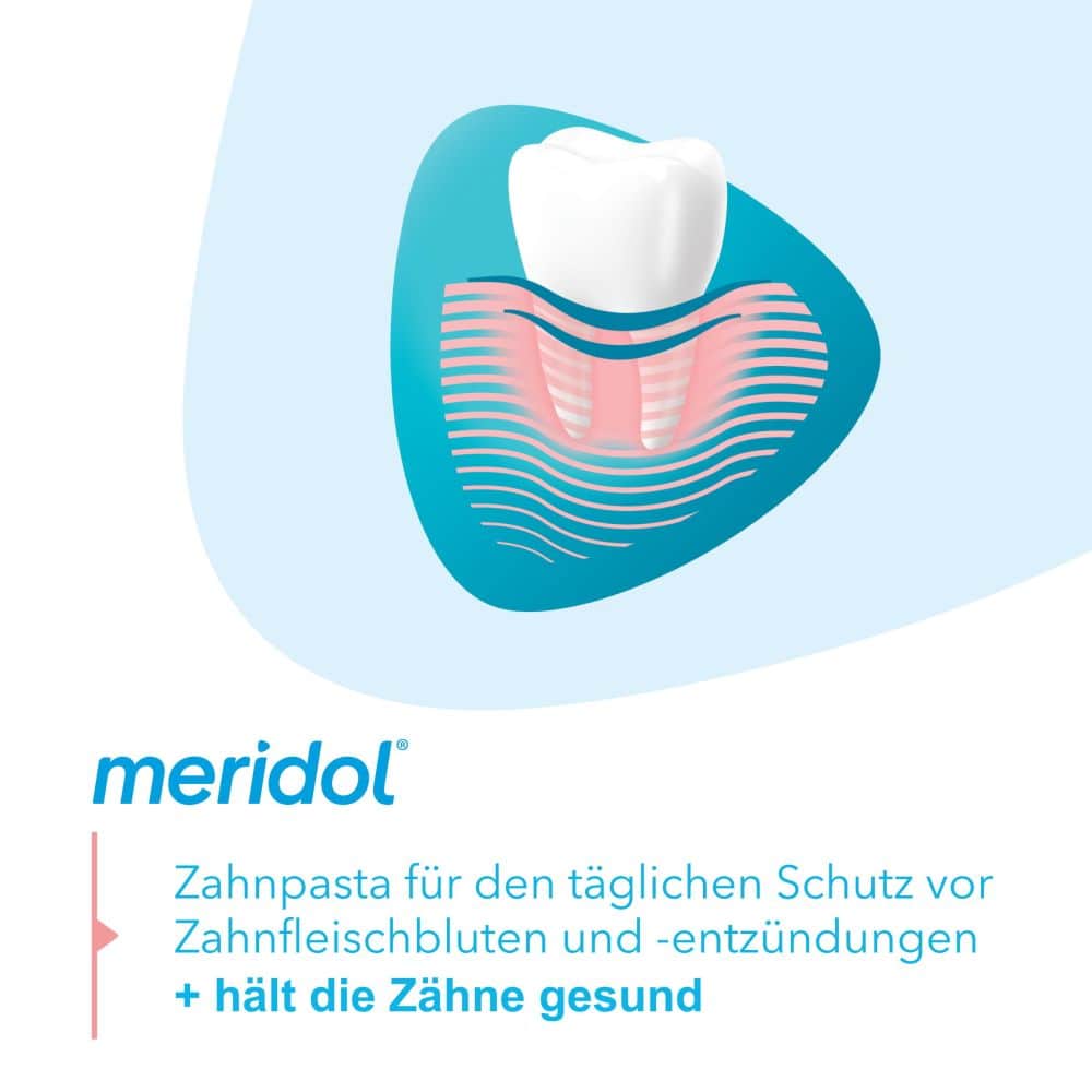 meridol ZAHNFLEISCHSCHUTZ Zahnpasta bei Zahnentzündungen 75 ml Zahnpasta