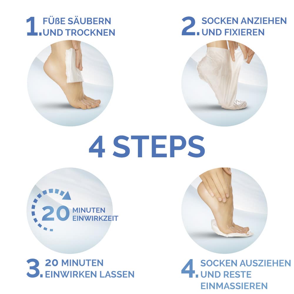 Scholl Intensiv pflegende Fußmaske 3X2 St