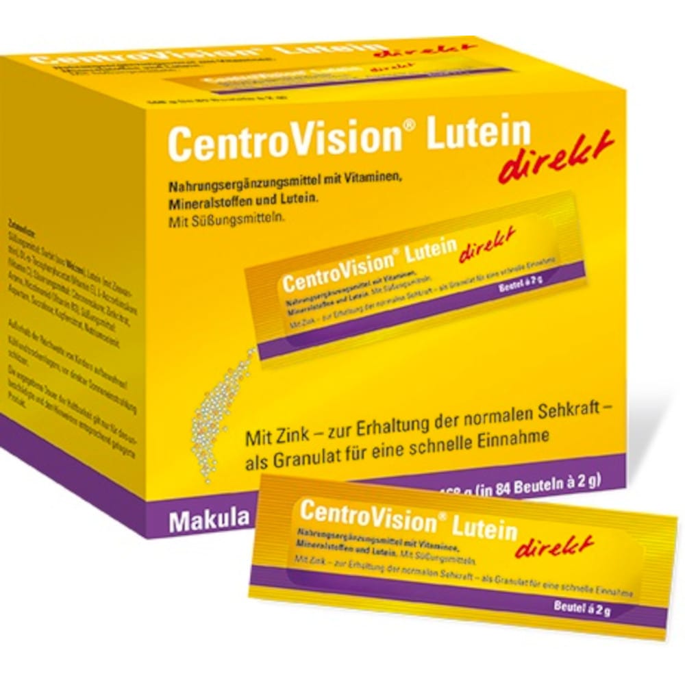 CentroVision Lutein direkt 84 St Granulat