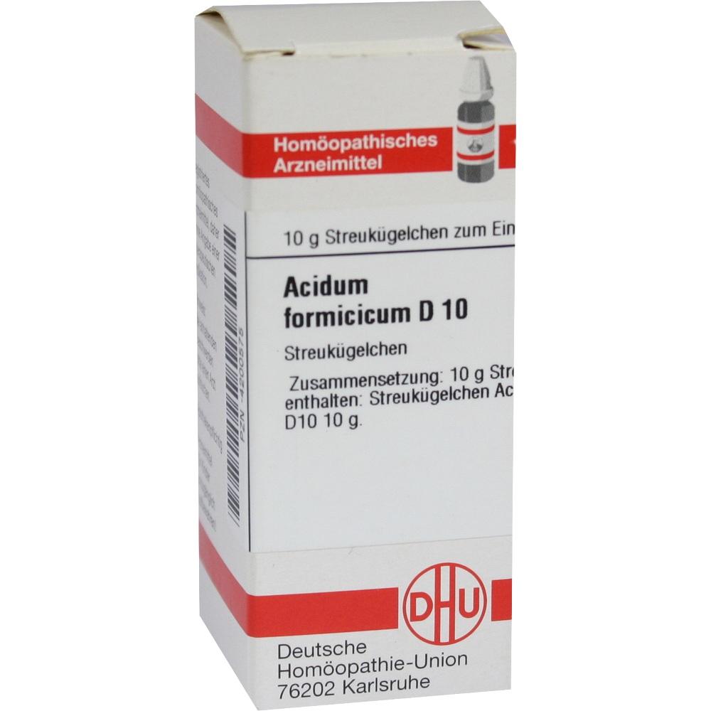 ACIDUM FORMICICUM D 10 Globuli 10 g Globuli