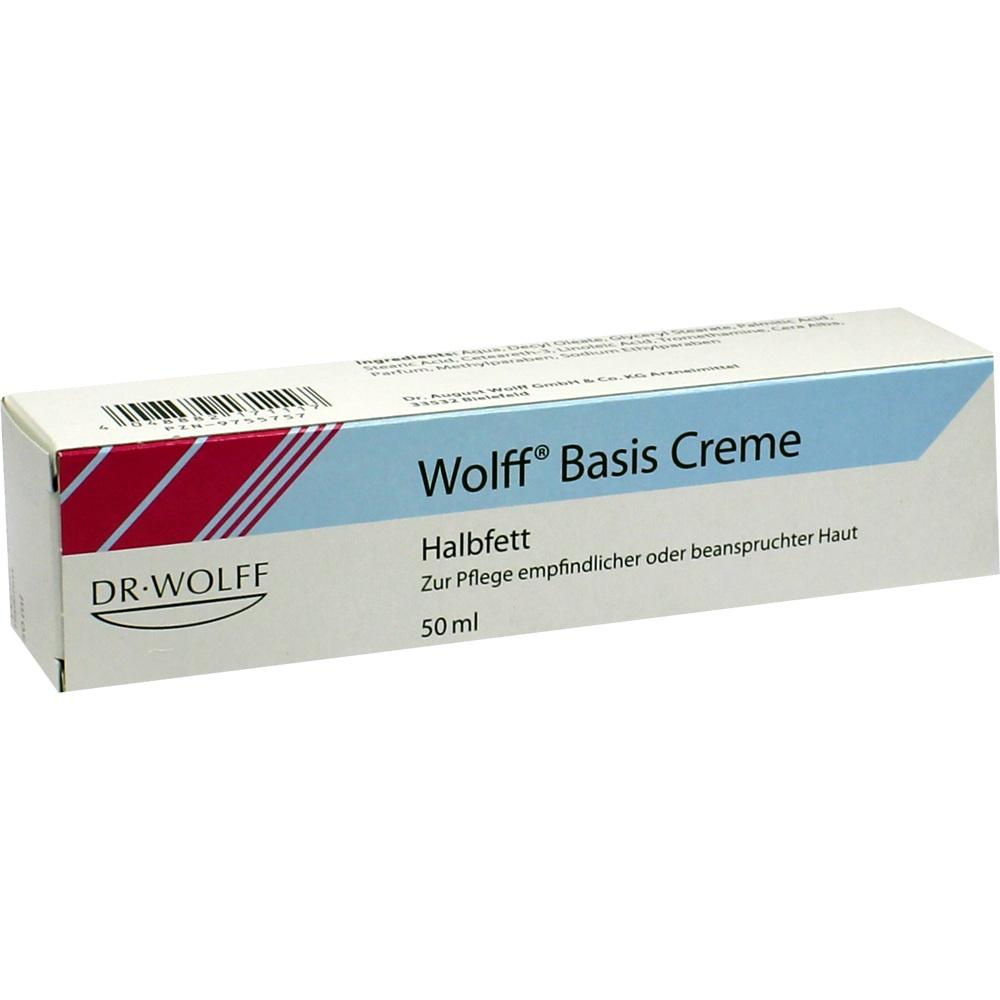 Wolff Basis Creme Halbfett 50 ml Creme