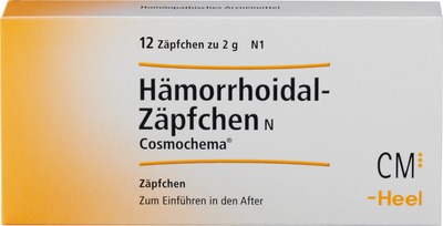 HÄMORRHOIDAL Zäpfchen N Cosmochema 12 St Suppositorien