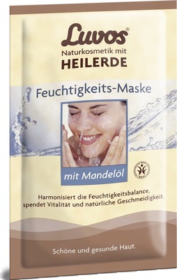 Luvos HEILERDE Feuchtigkeits-Maske Naturkosmetik 2X7.5 ml Gesichtsmaske
