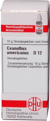 CEANOTHUS AMERICANUS D 12 Globuli 10 g Globuli