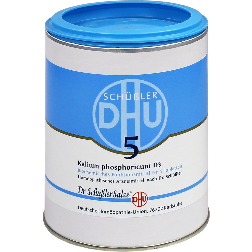 BIOCHEMIE DHU 5 Kalium phosphoricum D 3 Tabletten 1000 St Tabletten