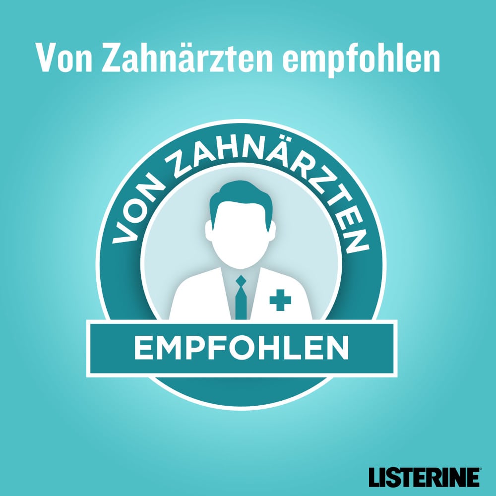LISTERINE COOL MINT Milder Geschmack Tägliche Mundspülung 600 ml Lösung LISTERINE COOL MINT Milder Geschmack Tägliche Mundspülung 600 ml Lösung