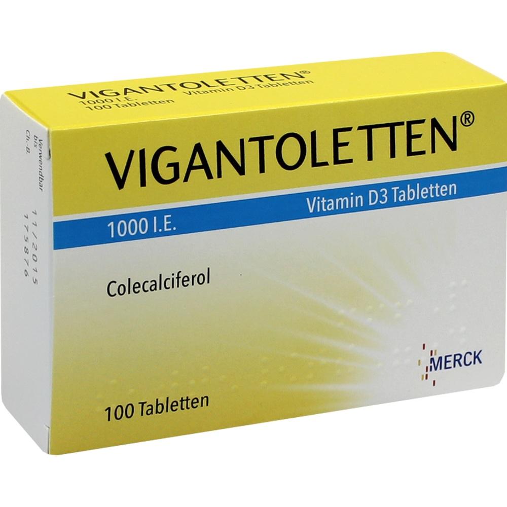 VIGANTOLETTEN 1.000 I.E. Vitamin D3 Tabletten 100 St Tabletten