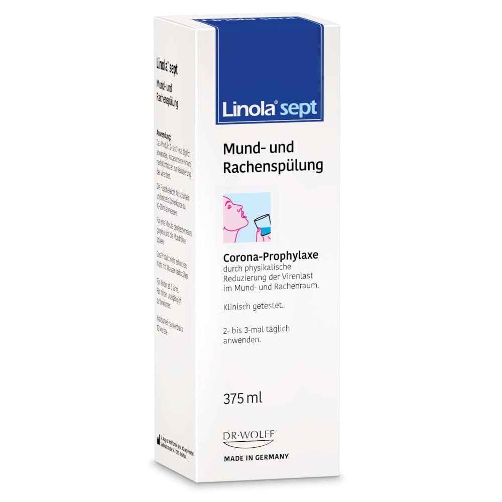 Linola sept Mund- und Rachenspülung 375 ml