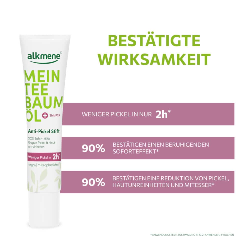 alkmene MEIN TEE BAUM ÖL Anti-Pickel Stift 15 ml Tupfer