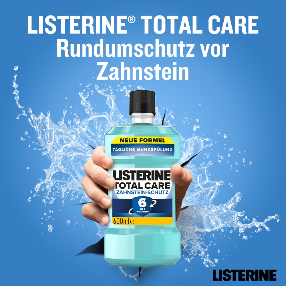 LISTERINE TOTAL CARE ZAHNSTEIN 600 ml Lösung LISTERINE TOTAL CARE ZAHNSTEIN 600 ml Lösung