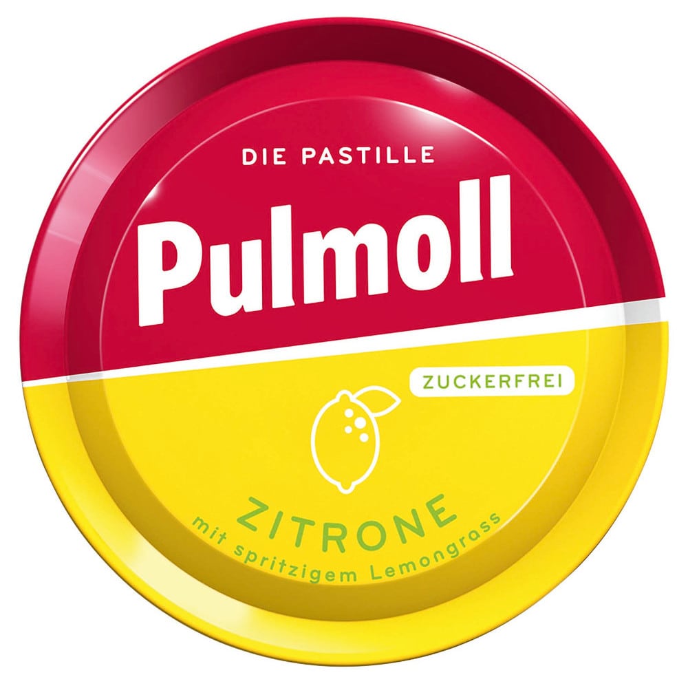 PULMOLL Hustenbonbons Zitrone+Vitamin C zuckerfrei 50 g Bonbons