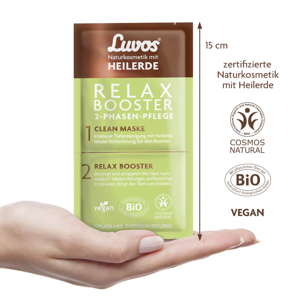 Luvos HEILERDE RELAX BOOSTER 1 Packung Gesichtsmaske