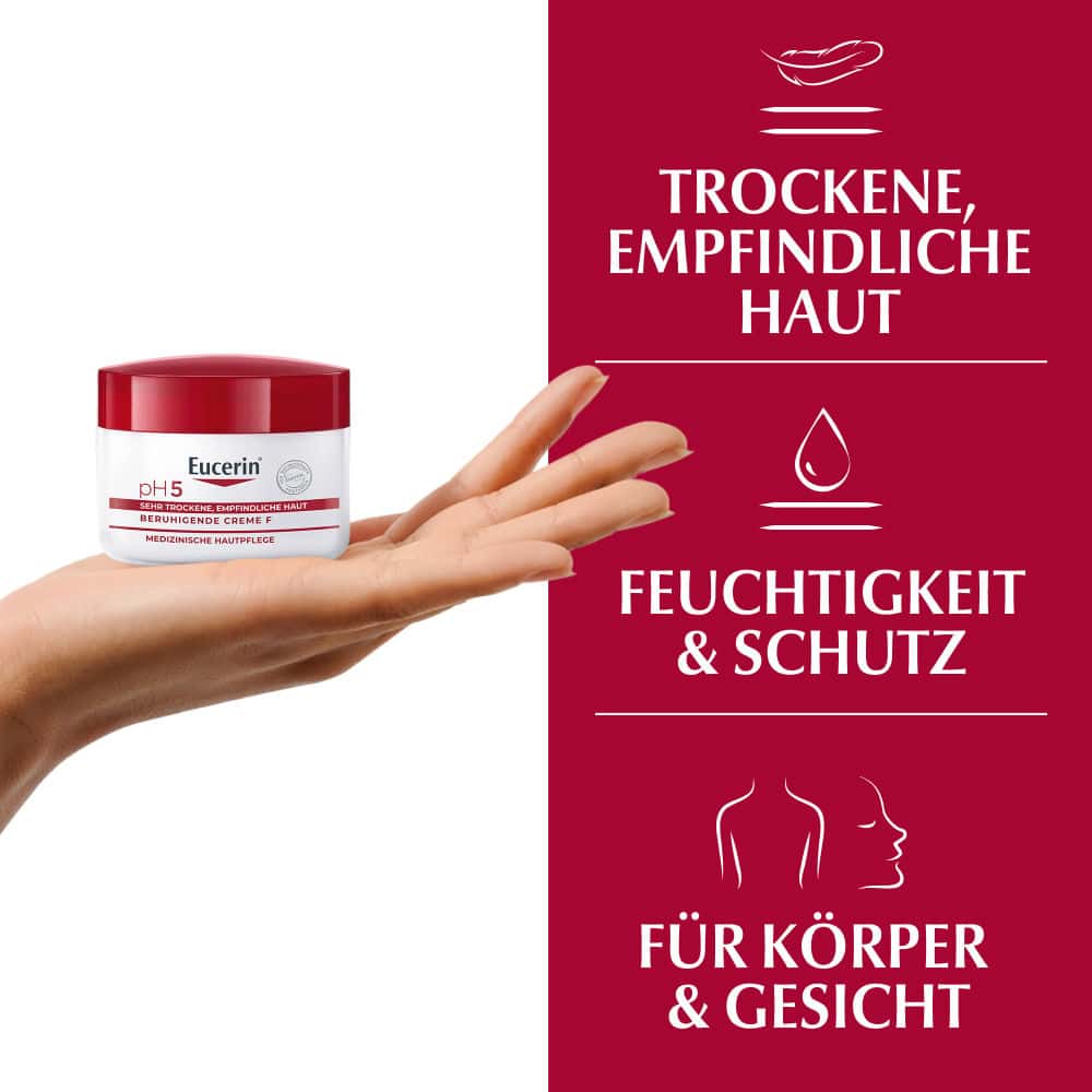 Eucerin pH5 CREME F EMPFINDLICHE, SEHR TROCKENE HAUT  75 ml Creme