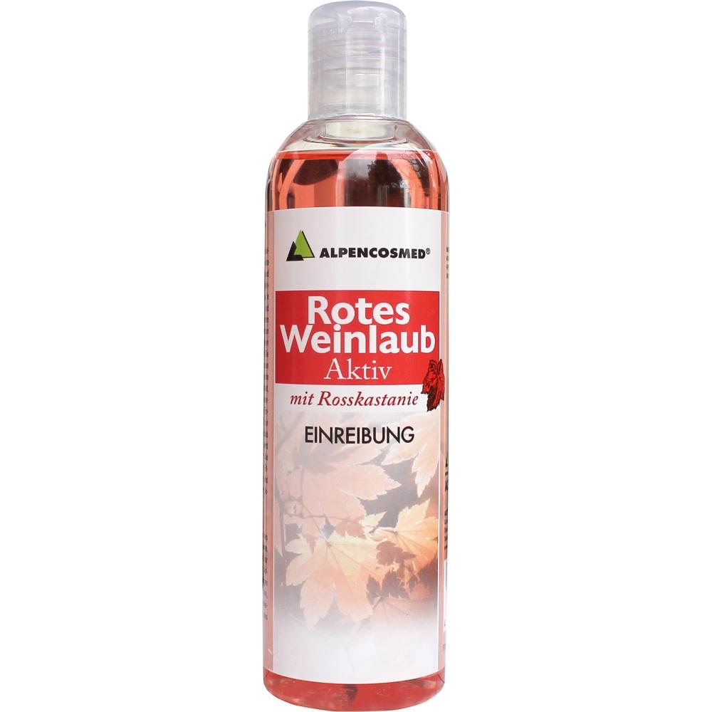 ALPENCOSMED Rotes Weinlaub Aktiv Einreibung 250 ml Einreibung
