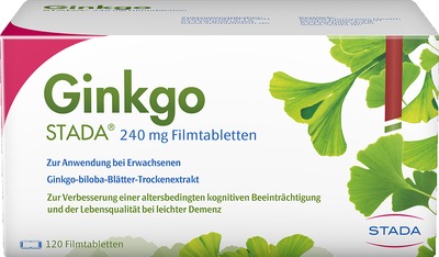 Ginkgo STADA 240 mg   -15 €-Aktion*  120 St Filmtabletten