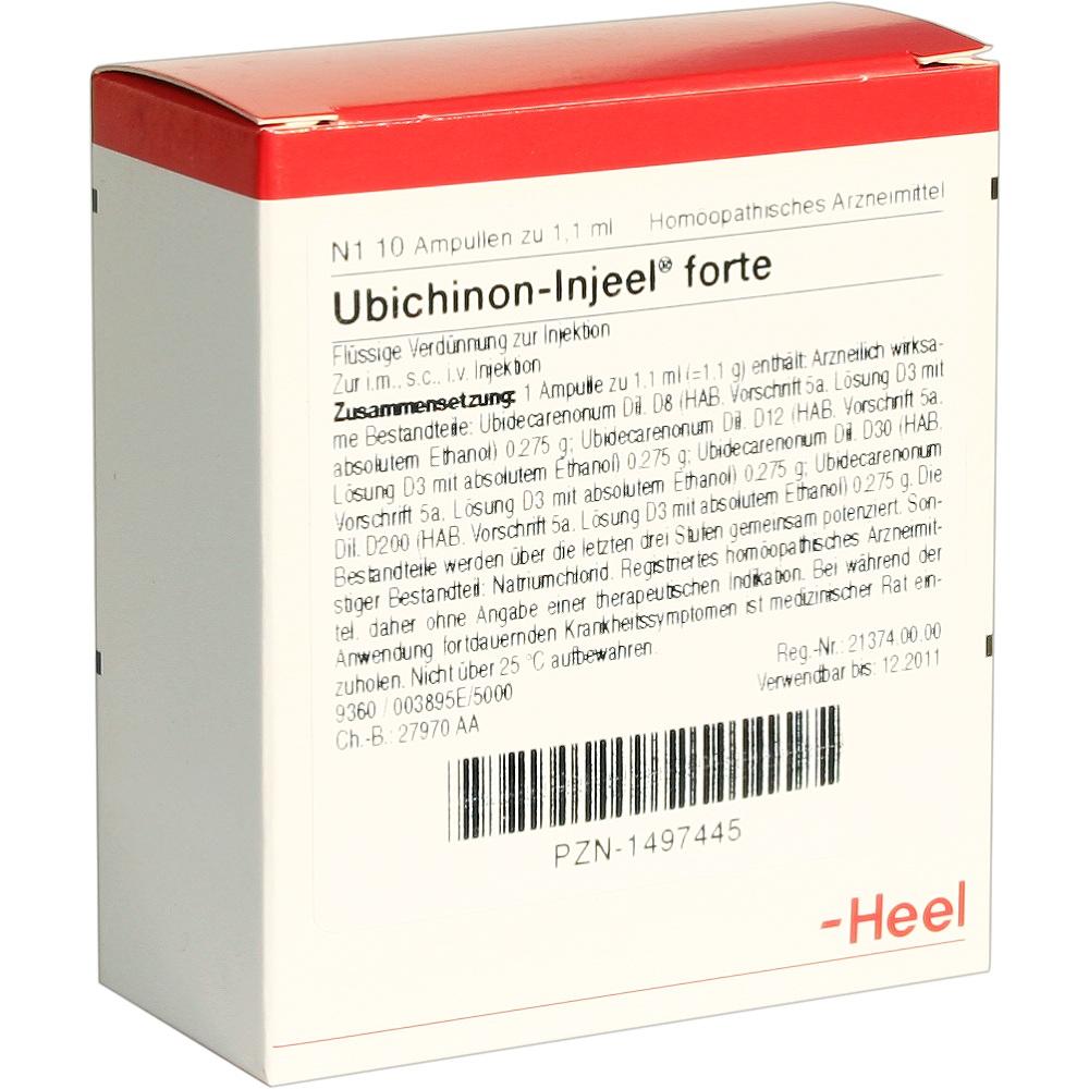 UBICHINON Injeel forte Ampullen 10 St Ampullen