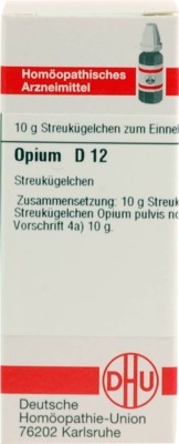 OPIUM D 12 Globuli 10 g Globuli