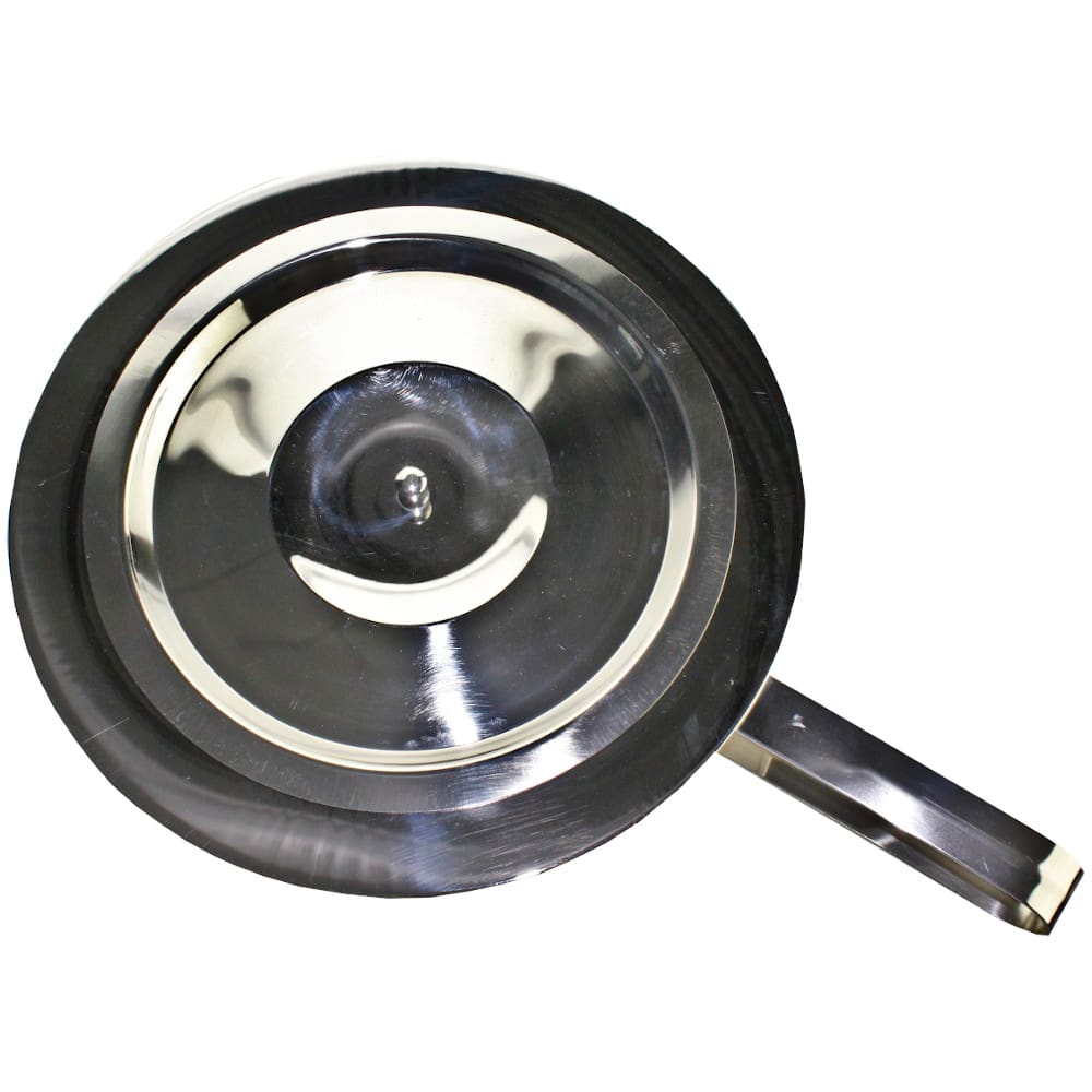 Steckbecken Edelstahl mit Deckel 1 St