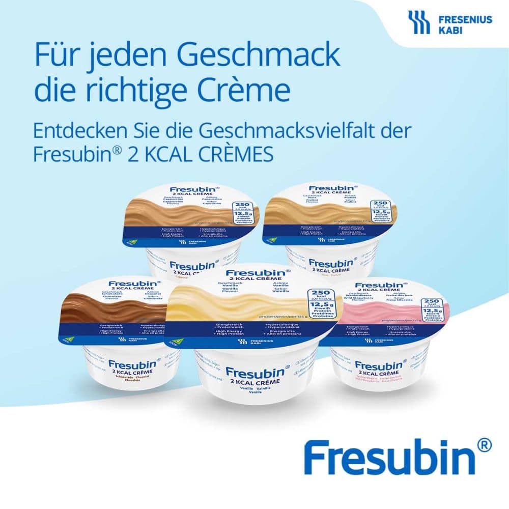 Fresubin 2 kcal Creme Schokolade 4X125 g Flüssigkeit