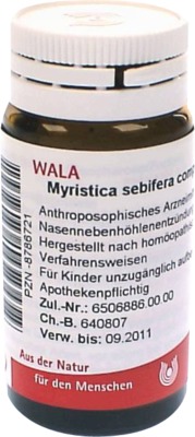 WALA Myristica sebifera comp. Globuli 20 g Globuli