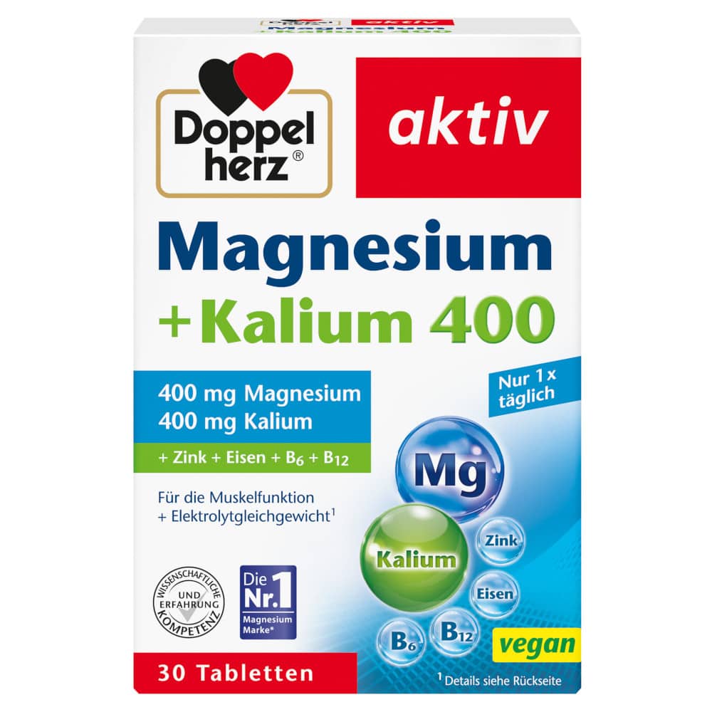 Doppelherz aktiv Magnesium + Kalium 400 30 St Tabletten