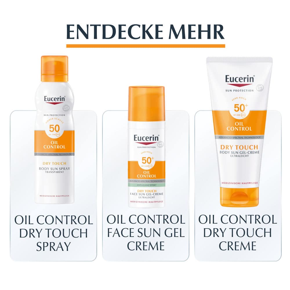 Eucerin Oil Control Body Sun Gel Creme LSF 30 200 ml Creme