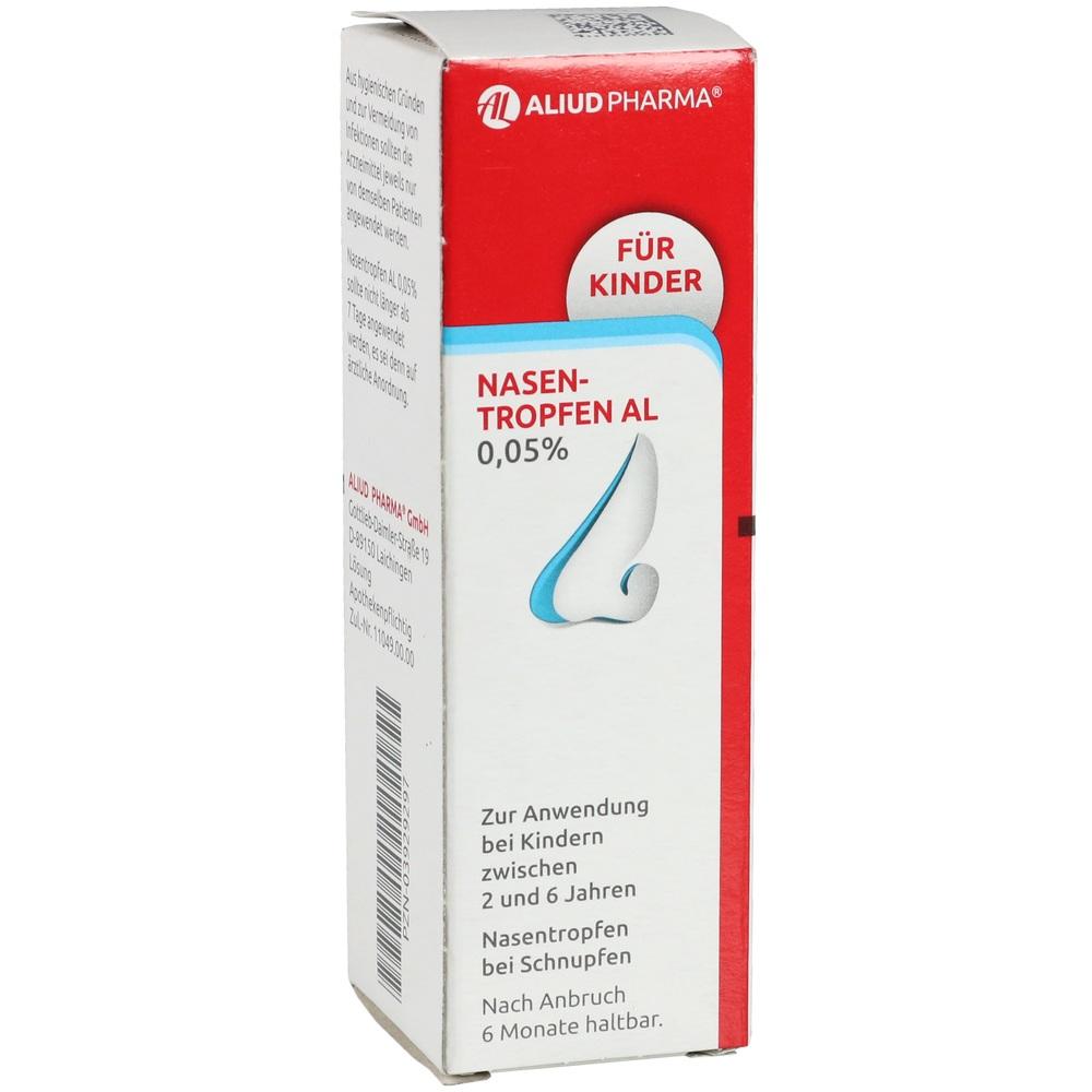 Nasentropfen AL 0,05 % bei Schnupfen