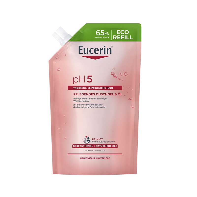 Eucerin pH5 Pflegendes Duschgel & Öl Nachfüllbeutel 400 ml Duschgel