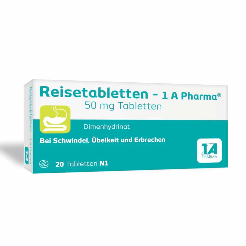 Reisetabletten 1A Pharma 20 St Tabletten