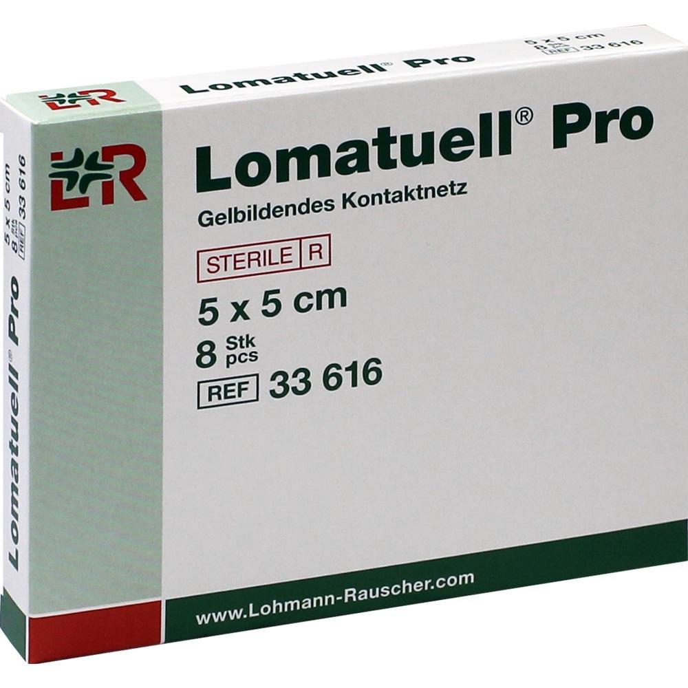 LOMATUELL Pro 5x5 cm steril 8 St Verband