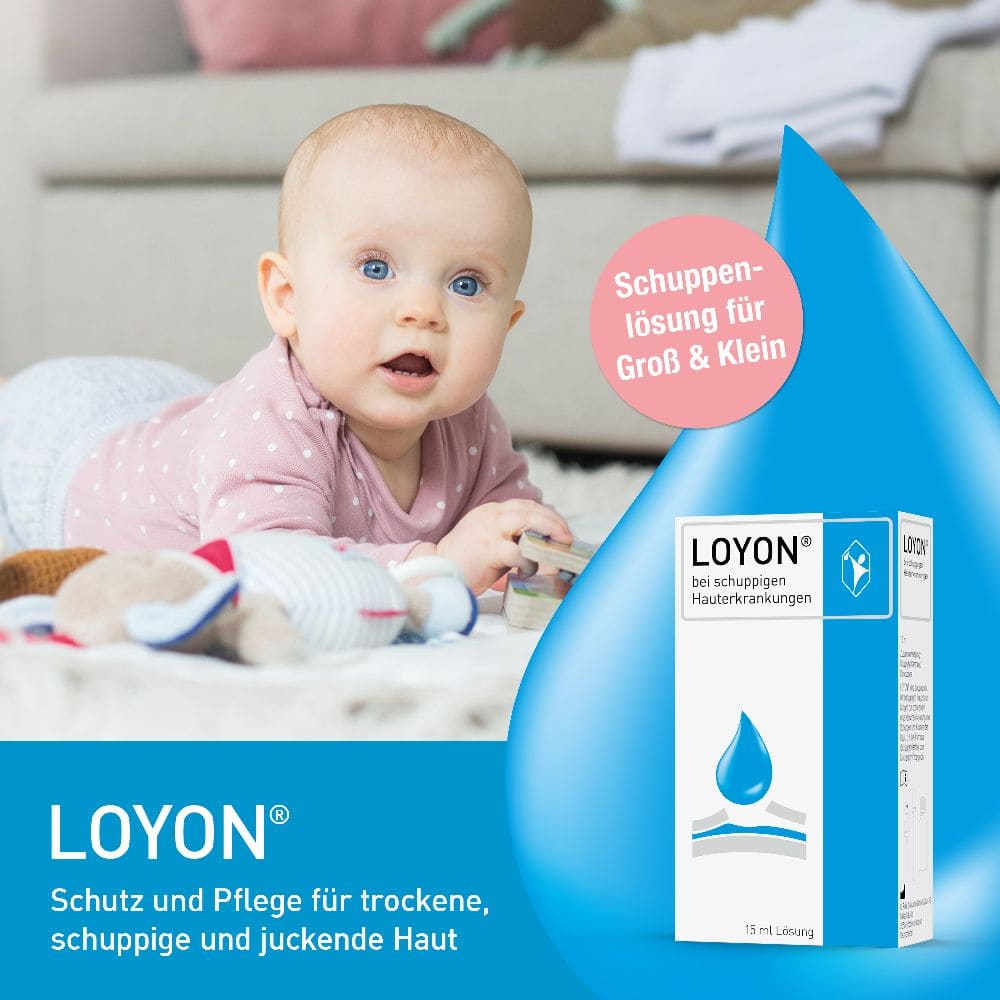 LOYON bei Schuppenflechte, Milchschorf & Kopfgneis 50 ml Lösung 50 ml Lösung