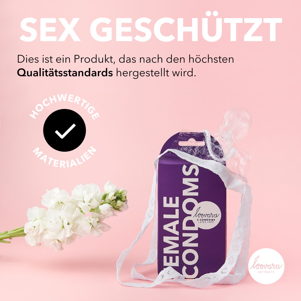 Loovara Female Condoms 3 St Kondome Loovara Female Condoms 3 St Kondome