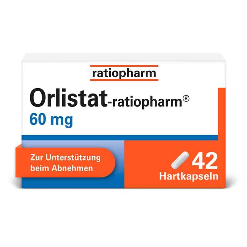 Orlistat-ratiopharm 60 mg 42 St Kapseln