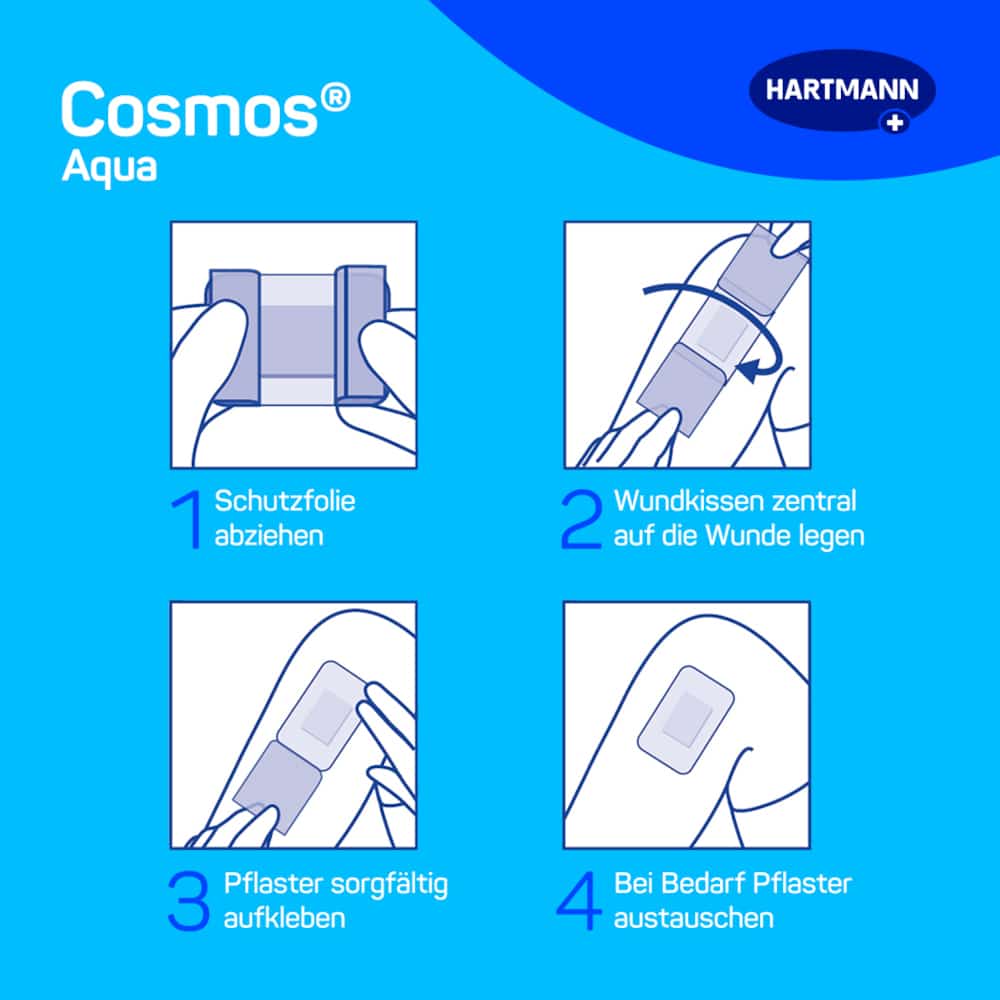 HARTMANN cosmos aqua Pflaster 20 St Pflaster