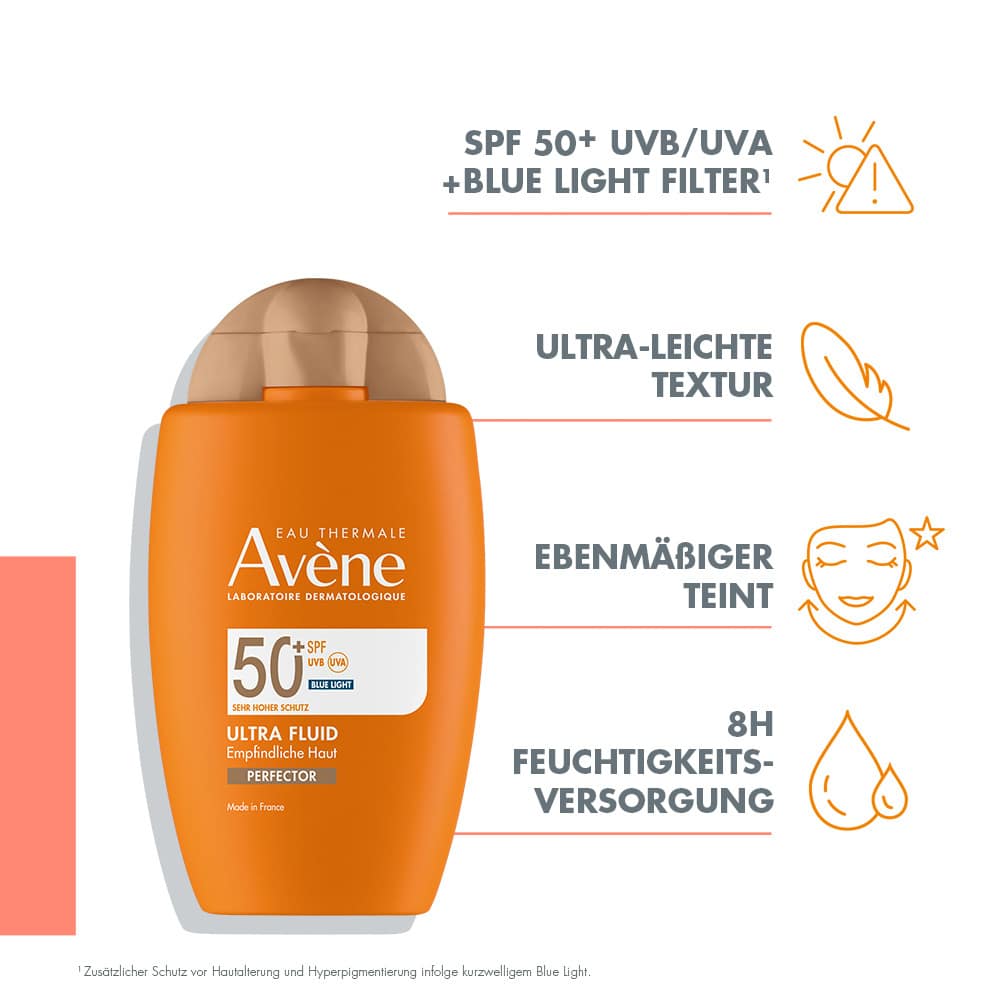 Avène ULTRA FLUID PERFECTOR SPF 50+ + 3 € sparen* 50 ml Emulsion