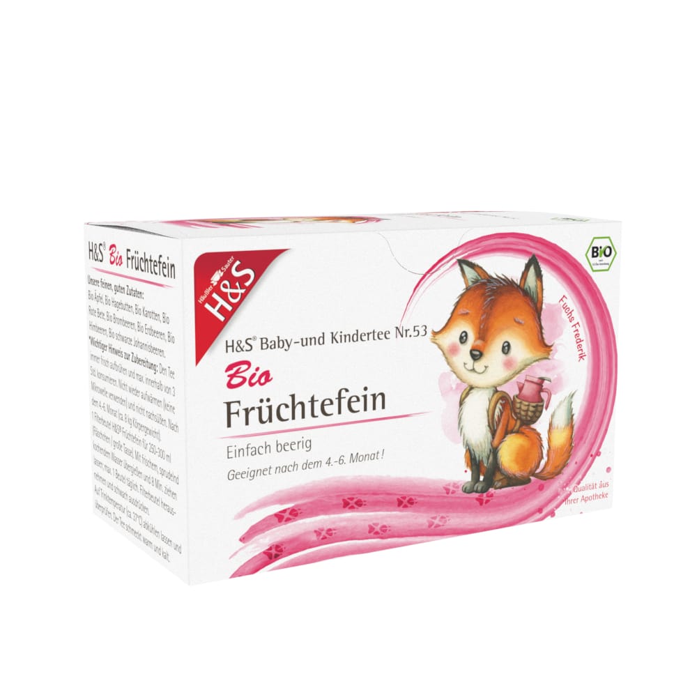 H&S Früchtefein Baby- und Kindertee Bio 20X2.5 g Filterbeutel