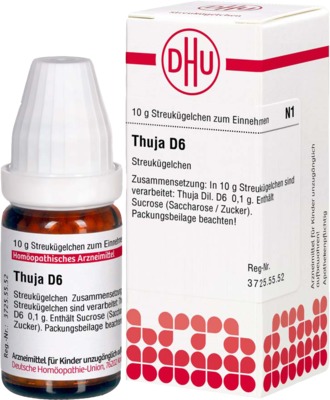 THUJA D 6 Globuli 10 g Globuli