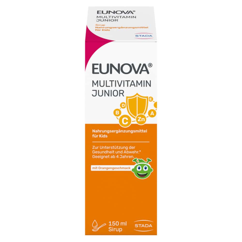 EUNOVA Junior MULTIVITAMINE FÜR KIDS 150 ml Sirup